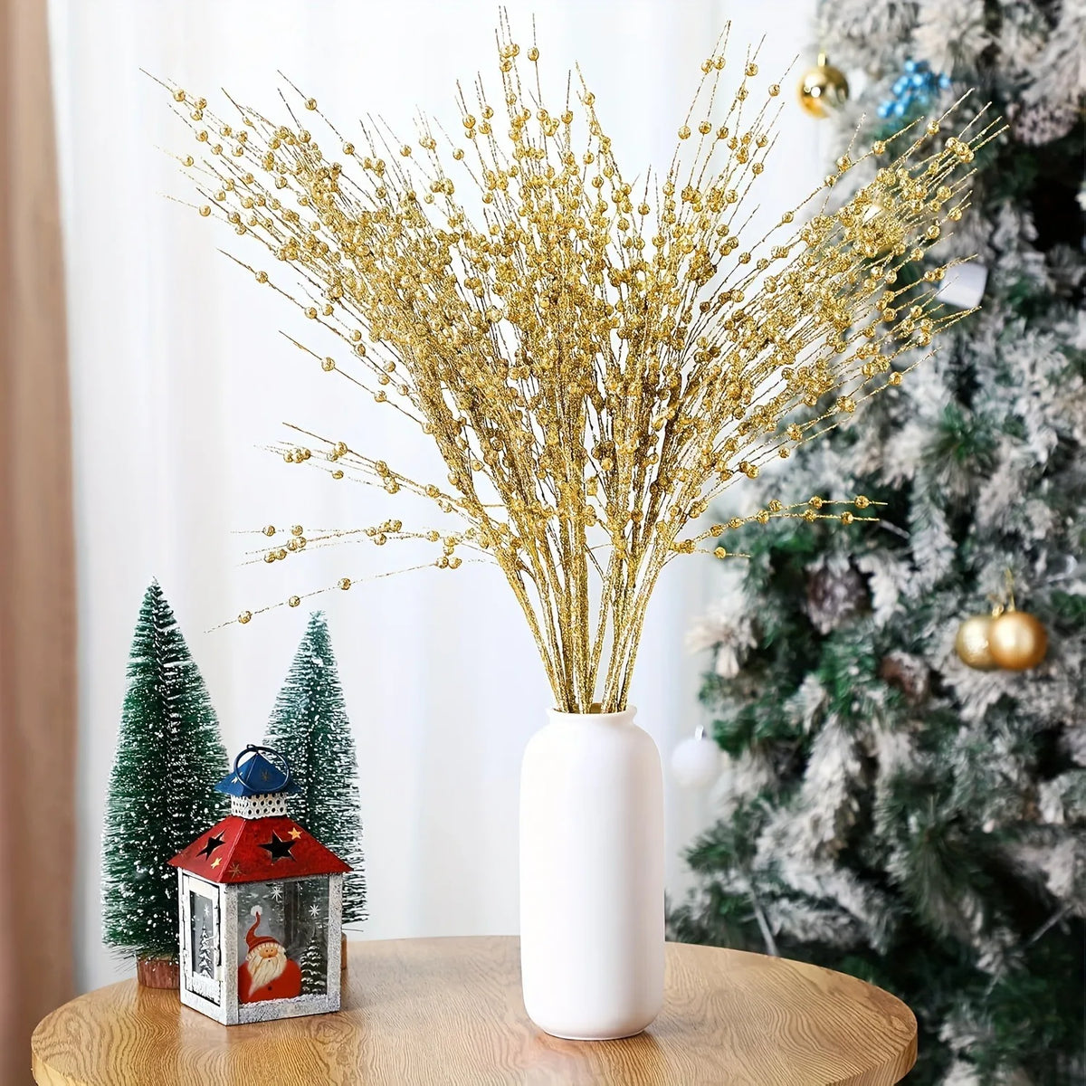 4Pcs Artificial Berry Bouquet Fake Plant Christmas Tree decoration