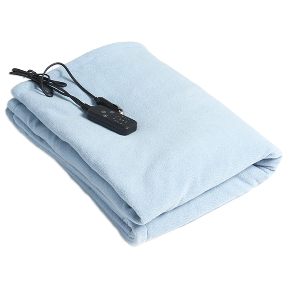 Electric Blanket Body Warmer Electric Heating Pad 12V Soft Heating Mat 9 Adjustable Temperature Electric Heat Blanket for Winter