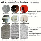 Ultra Thin Self-adhesive Curtain Track Set No Drilling Silent Sliding Rail Ceiling Or Wall Installation For Bathroom Cabinets Ro
