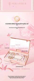 Make Up Sets Cosmetics Full Set Makeup Kit Lipstick Eyeshadow Eyebrow Pen Air Cushion BB Cream Mascara 9 Pcs Makeup Gift Box