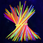 50/100Pcs Fluorescence Sticks Party Multicolor Glowing Stick Bright and  Bendy