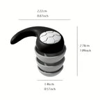 Silicone Noise Cancelling Earplugs Noise Filter Sleep Swimming Waterproof
