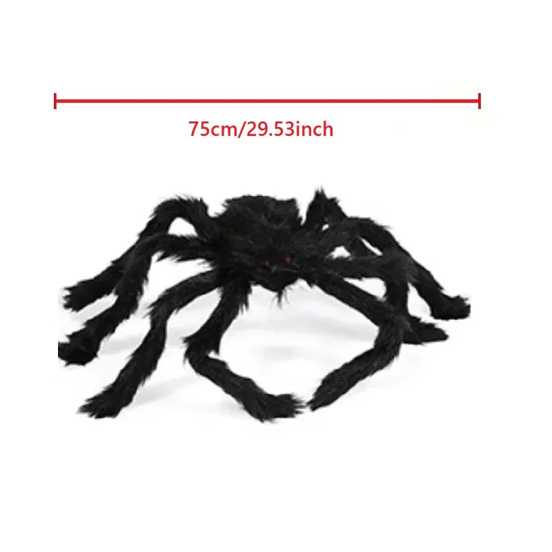 Giant Halloween Spider Decoration for Indoor & Outdoor Use