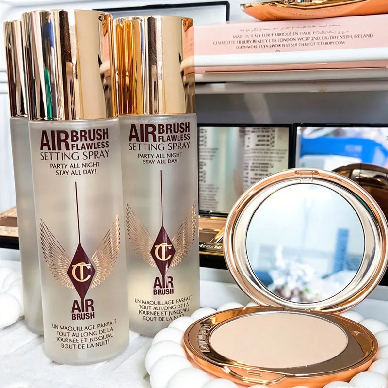 CT Facial Oil, Powder & Lipstick Makeup Set
