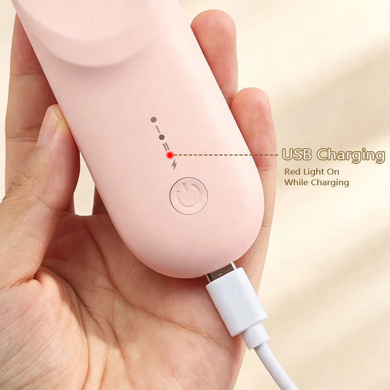 Electric Heated Eyelash Curler with Eyelash Card Makeup Eye Lashes Curler Tool Long Lasting Lash Extension Perm Eyelashes Clip
