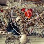 Barbed Wire Halloween Prop for Fence Decoration