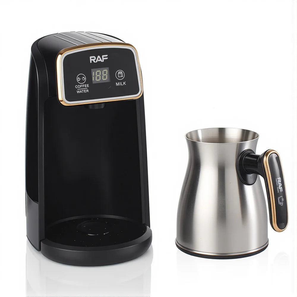 Electric Coffee Maker Stainless Steel Cup Turkish Coffee Maker Tea Maker Milk Heater Portable Travel Electric Espresso Utensils