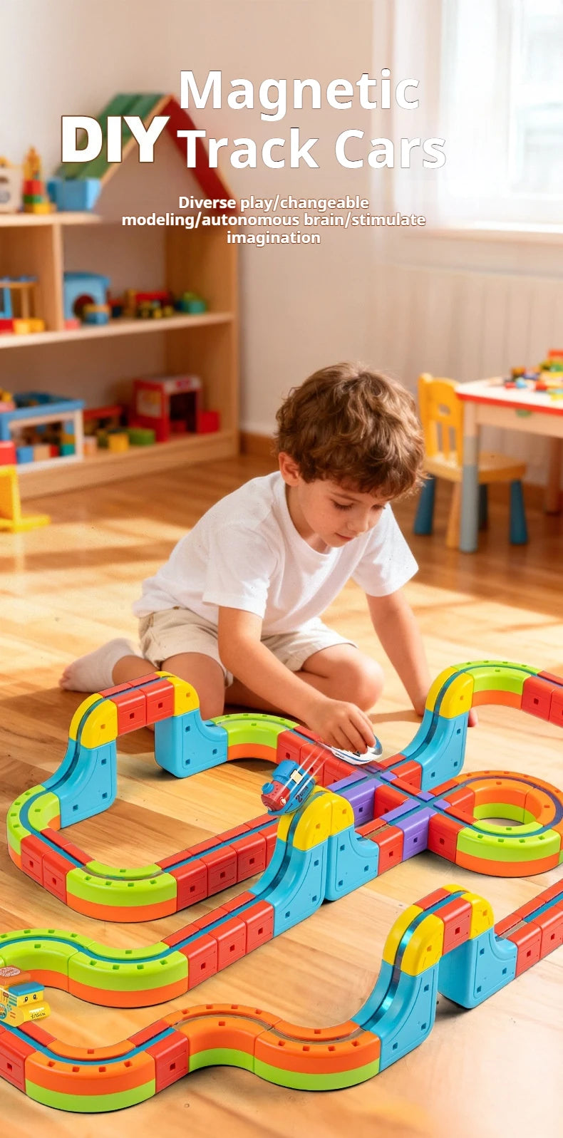 Electric Magnetic Levitation Train Set for Kids