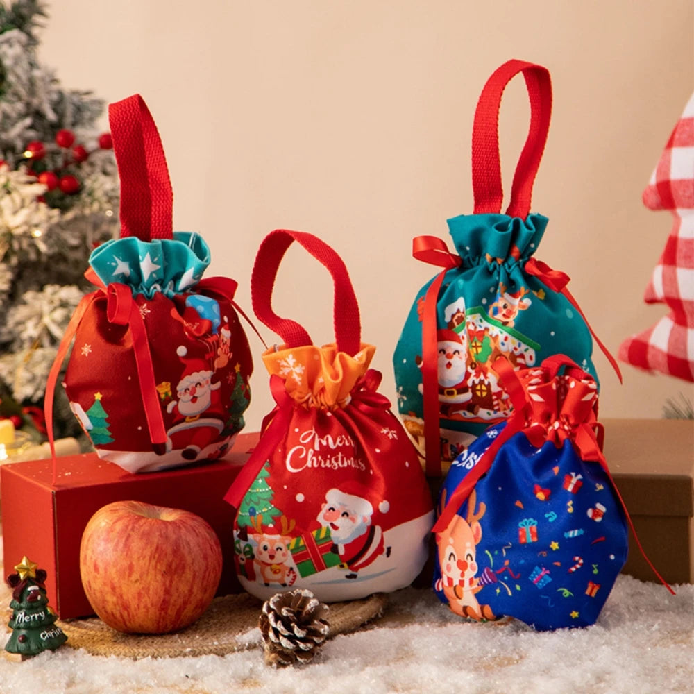 Velvet Christmas Gift Bags – 3, 5 or 10 Pack