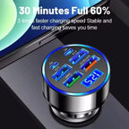 350W USB Car Charger PD QC3.0 USB C Car Phone Charger  Quick Charge ﻿