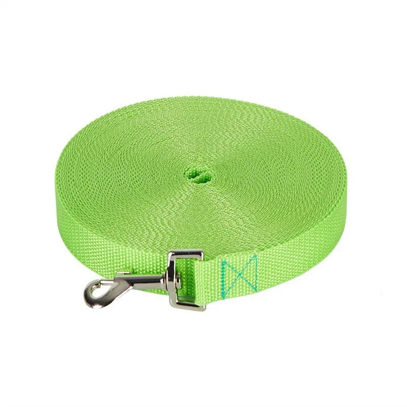 Long Nylon Dog Training Lead – 1.2m to 30m