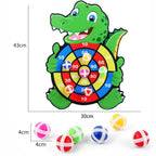 Kids Sticky Ball Dart Board Game – Ages 3+