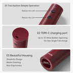 USB Rechargeable Electric Wine Bottle Opener