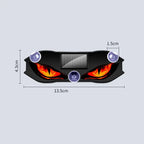 Solar Powered Car Neon Light Wireless Cool DEMON EYE Led Ambient Light Suction Cup USB Rechargeable Atmosphere Breathing Lamp