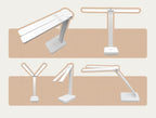 USB Desk Lamp 3 Levels Dimmable Touch Night Light USB Rechargeable Eye Protection Foldable