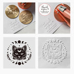 Personalised Metal Embosser Stamp – Custom Logo & Seal