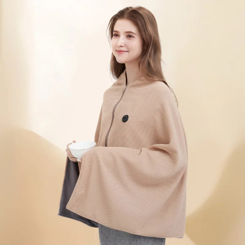 USB Electric Heated Blanket 3 Heating Levels Heated Mat Winter Wearable Body Warmer Blanket Sheet Pad for Home Use