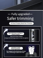 Mini Pocket Nose Hair Trimmer Painless Clipper Nose Ears Hair Eyebrow Waterproof Portable Trimmer For Men Women