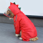 Reflective Hooded Waterproof Dog Raincoat