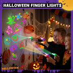 None Halloween Finger Lights Toys Bright lights Halloween Party Favors Toys Halloween Goodie Bag Fillers Trick or Treat Toys
