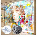 Flexible LED Screen Transparent Glass Display Film High Definition Window Advertising LED Signage for Retail Shops
