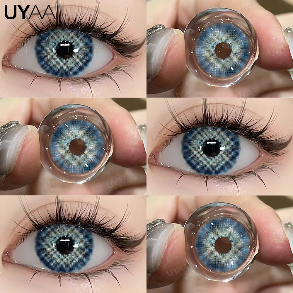 UYAAI Blue Coloured Contact Lenses