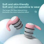 Silicone Noise Cancelling Earplugs Noise Filter Sleep Swimming Waterproof