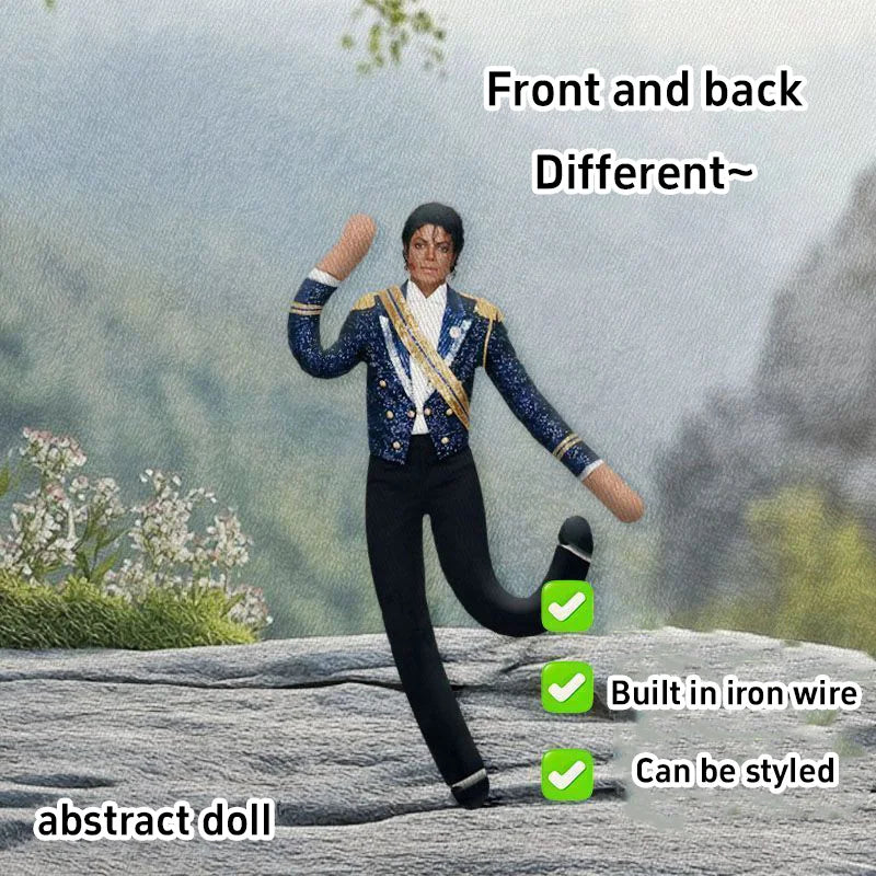 Michael Jackson Poseable Wire-Frame Collectible Doll