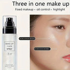 Makeup Setting Spray,Oil Control Lightweight Quicksand Setting Spray 100ml,Moisturizing Long Lasting For 16h Toner Set Makeup