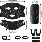 Flexible Silicone Face and Neck Mask 7 Colors High Energy Photon Masks Wireless LED Facial Mask Effortless Daily Skin Care