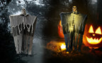 Glowing Skull Gauze Hanging Ghost Halloween Decoration