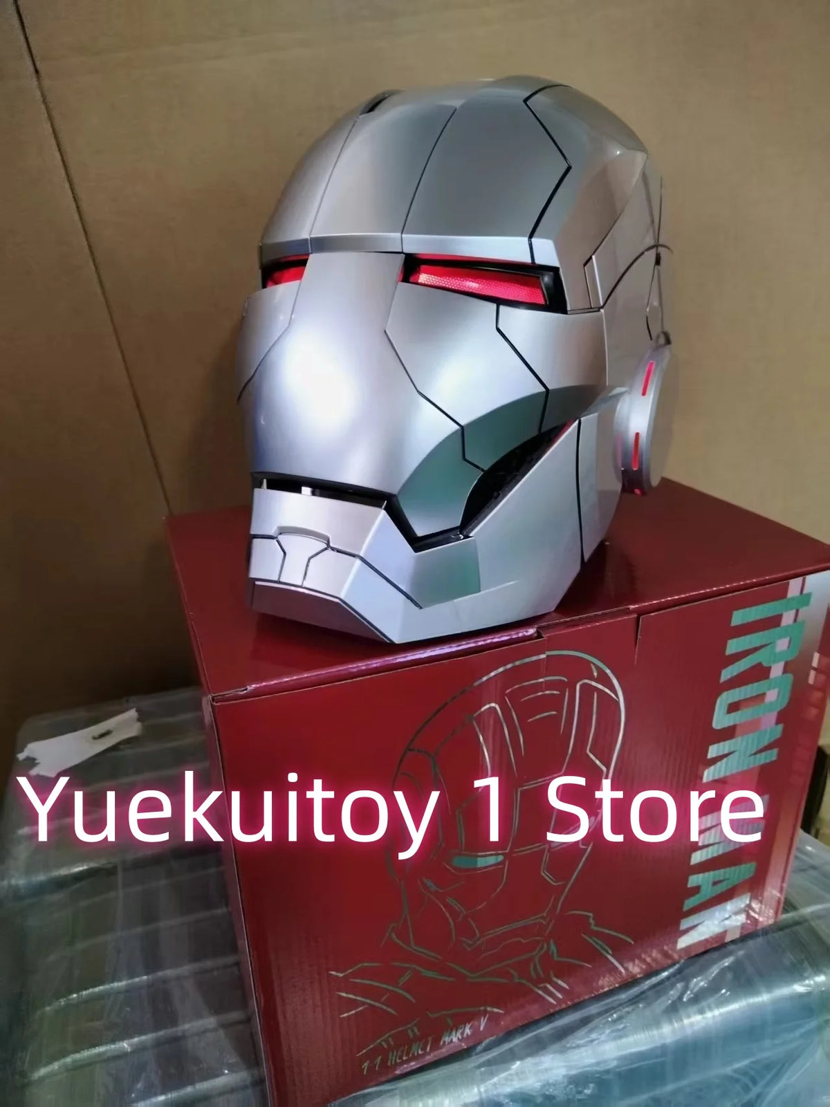 Wearable Iron Man Mk5 Helmet Toy with Arm Cannon Role Play  Green Goblin Designs