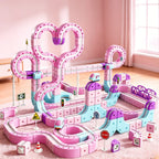 Electric Magnetic Track Building Blocks Toy with Anti-Gravity Vehicles DIY Magic Railway Model Christmas Birthday Gift