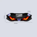 Solar Powered Car Neon Light Wireless Cool DEMON EYE Led Ambient Light Suction Cup USB Rechargeable Atmosphere Breathing Lamp