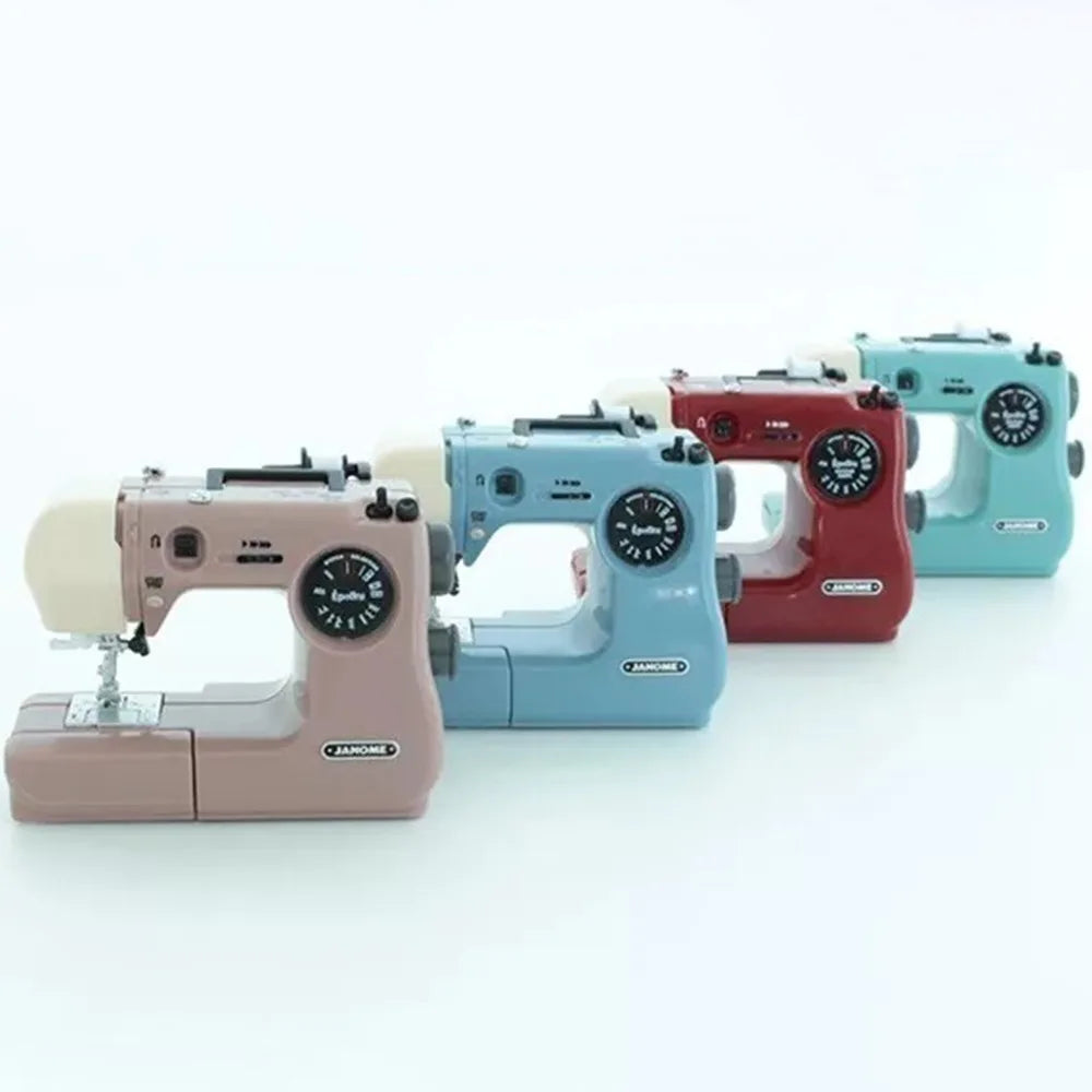 New Portable Sewing Machine Models Household Crafting Mini Sewing Machine Ornament Plastics Sewing Machine Decoration Home
