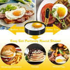 Stainless Steel Egg & Pancake Ring Mould