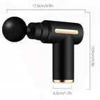Fascial Massage Gun Electric Waist and Back Massager High-Frequency Vibration  Muscle Relaxation Electric Shoulder Massage Gun