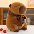 25-30CM Hot Plush Stuffed Doll Cute Scarf Pufferfish Plush Kawaii Animal Toy Children's Birthday Gift Capybara Doll Kids Toys