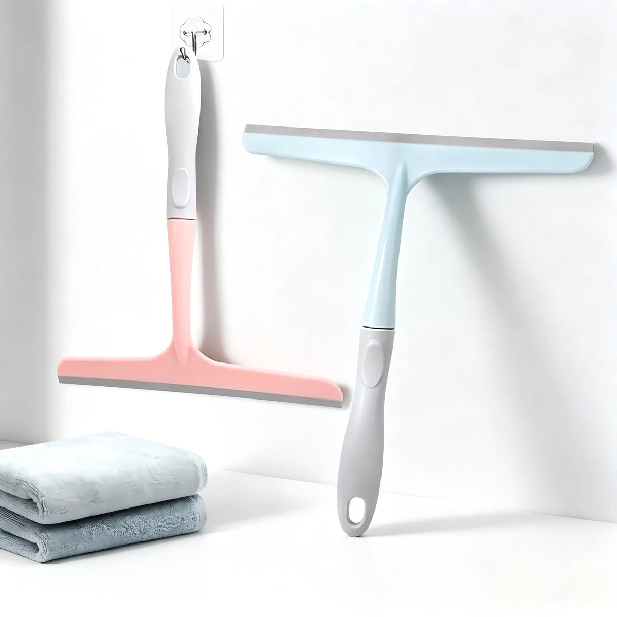 3-in-1 Silicone Window & Bathroom Squeegee