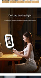Roreta New Handheld Ring LED Rechargeable Portable Mobile Phone Live