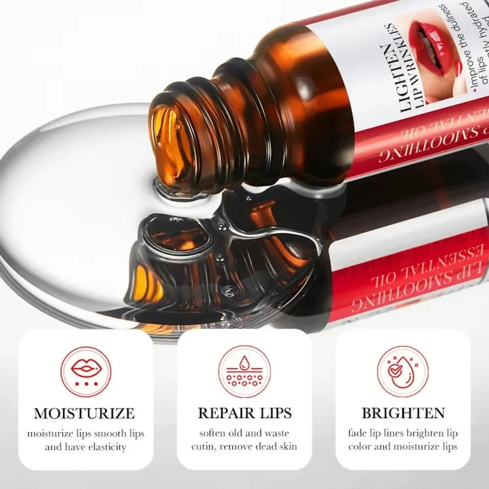 Lip Booster Plumping Serum Oil Hyaluronic Acid Moisturising  Stimulant Free Brightening Lightening Lines
