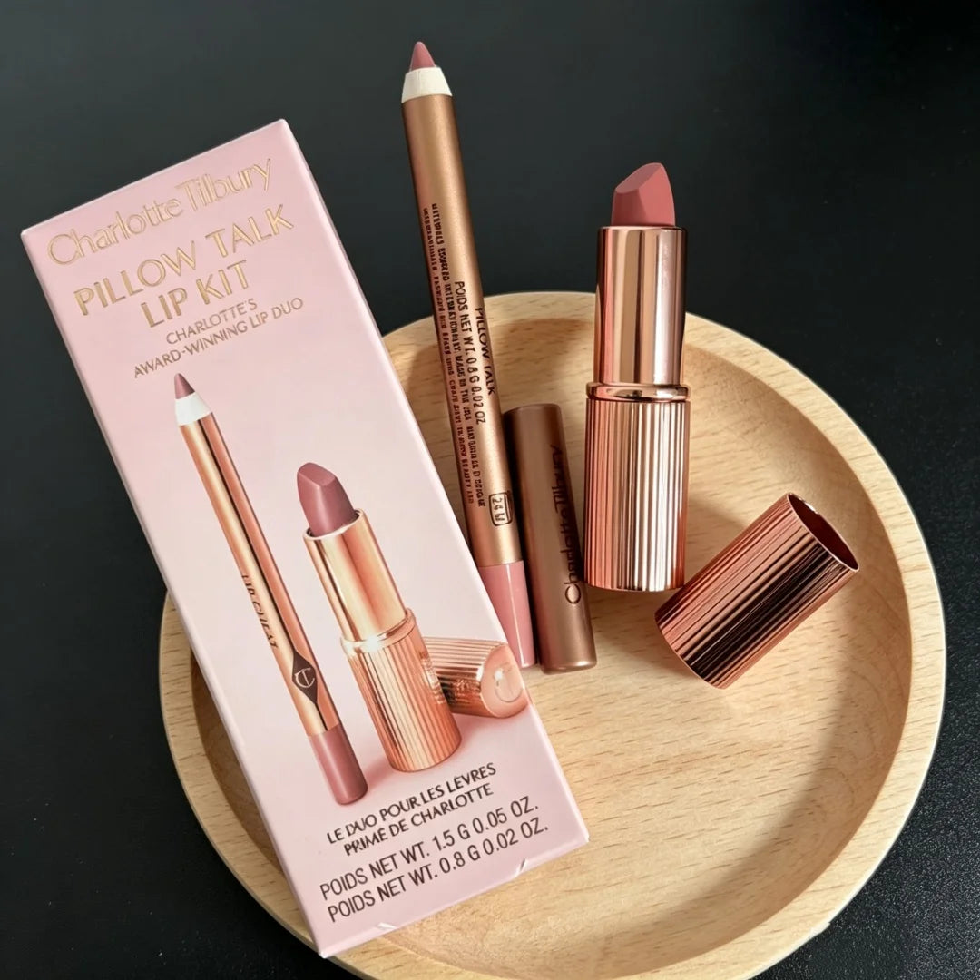 Charlotte Tilbury Powder, Blush & Lip Liner Set