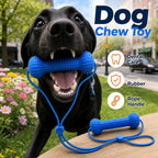 Rubber Dog Chew & Tooth-Cleaning Stick