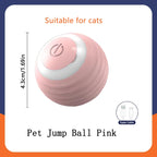 Smart Cat Toys Ball Automatic Interactive Pets Electric Rolling Teaser USB Rechargeable Kitty Moving Bouncing Ball Birthday Gift