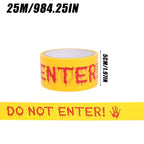 Warning Tapes Halloween Decoration Do Not Enter Roll for Door Windows Yards