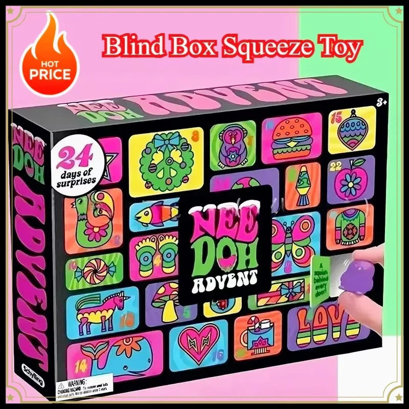 NeeDoh 24-Day Advent Calendar 2026 – Kids' Surprise Gift