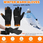 Winter Warm Gloves Touch Screen Windproof Cold-proof