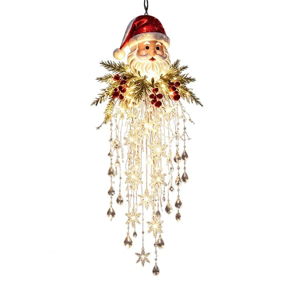 Snowman & Snowflake LED Waterfall Christmas Lights
