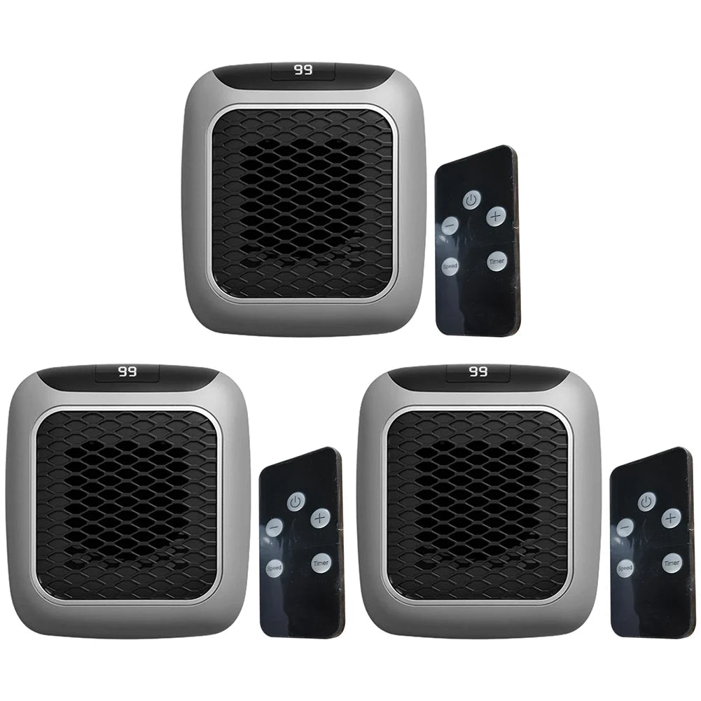 Portable Electric Heater Wall Outlet Small Space Heater with Adjustable Thermostat, Programmable 12-Hour Timer, Auto Shut Off ﻿