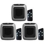 Portable Electric Heater Wall Outlet Small Space Heater with Adjustable Thermostat, Programmable 12-Hour Timer, Auto Shut Off ﻿
